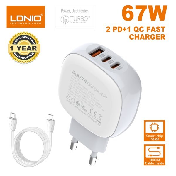 𝐋𝐃𝐍𝐈𝐎 𝟔𝟕𝐖 𝐓𝐫𝐢𝐩𝐥𝐞 𝐏𝐨𝐫𝐭 𝐆𝐚𝐍 𝐅𝐚𝐬𝐭 𝐂𝐡𝐚𝐫𝐠𝐞𝐫