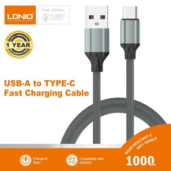 LDNIO LS441 USB-A to Type-C Cable