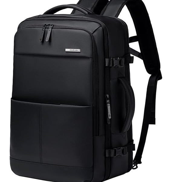 GOLDEN WOLF GB00734 Large Capacity Travel Backpack Handbags for Men and Women with Laptop Compartment Waterproof