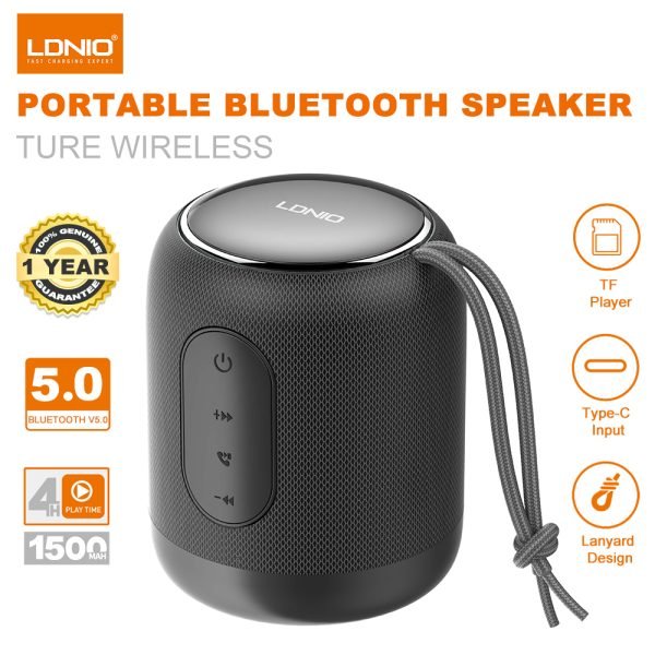 𝗟𝗗𝗡𝗜𝗢 𝗥𝗲𝗰𝗵𝗮𝗿𝗴𝗲𝗮𝗯𝗹𝗲 𝗪𝗶𝗿𝗲𝗹𝗲𝘀𝘀 𝗠𝗶𝗻𝗶 𝗣𝗼𝗿𝘁𝗮𝗯𝗹𝗲 𝗕𝗹𝘂𝗲𝘁𝗼𝗼𝘁𝗵 𝗦𝗽𝗲𝗮𝗸𝗲𝗿.