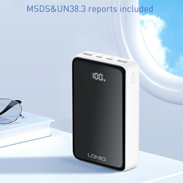 LDNIO 20000 mAh Wireless Power Bank with LED Display