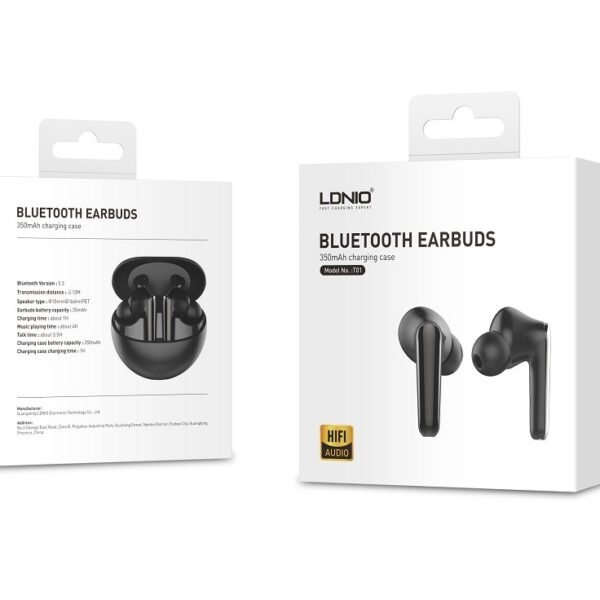 LDNIO T01 Wireless Earphone (Black)