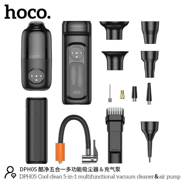 Hoco T05 Air Pump (Black)