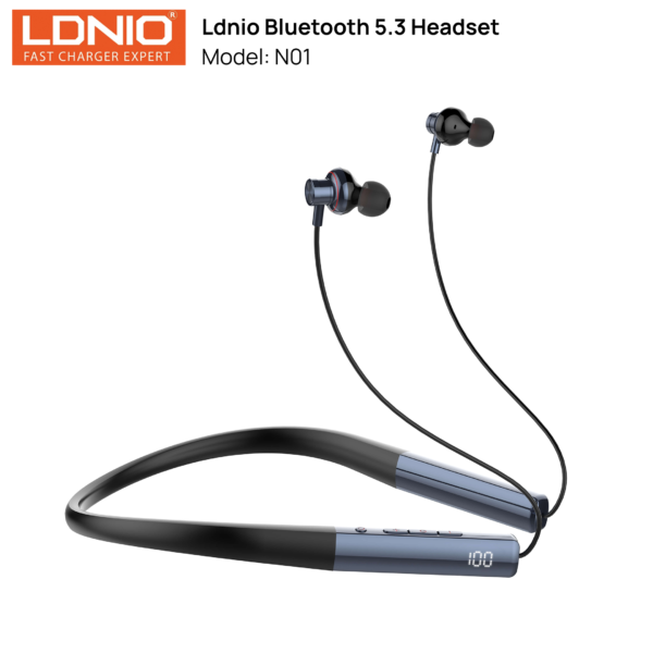 LDNIO N01 Neckband Earphone (Black)