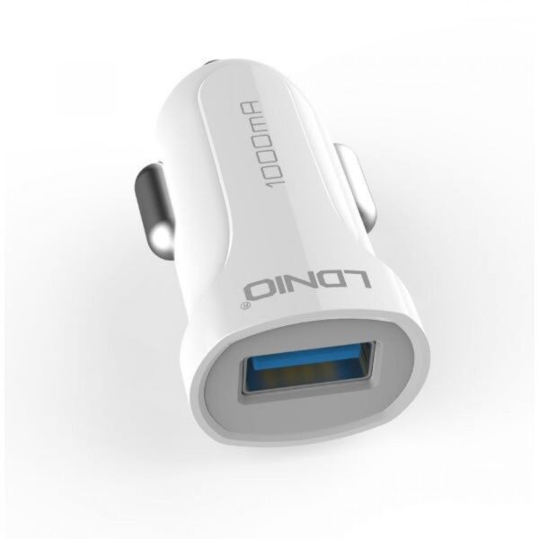 LDNIO C17 Car Charger (White)